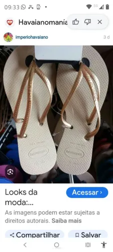 Lote 50 havaianas tree 3 original tamanho 34 cores preto e bege.valor 600,00 (50 pares)