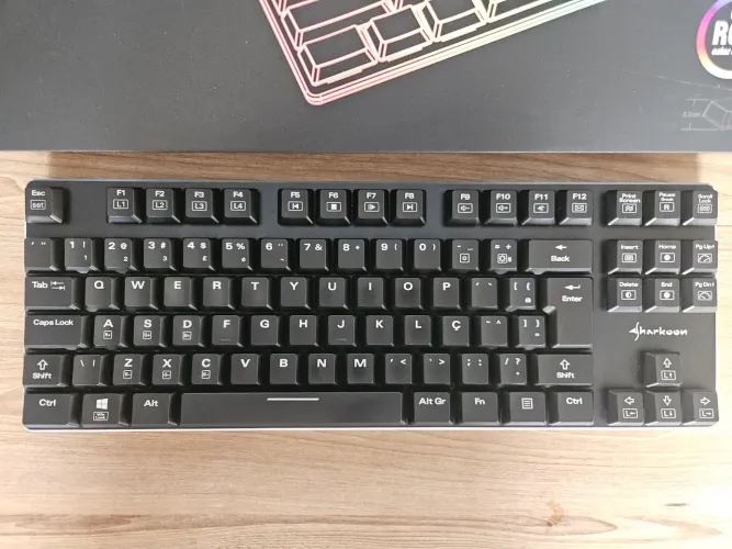 Teclado Mecânico Sharkoon TKL Purewriter