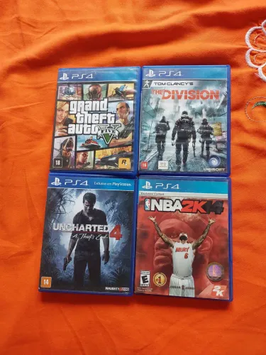 Kit 4 MIDIA FISICA do PS4