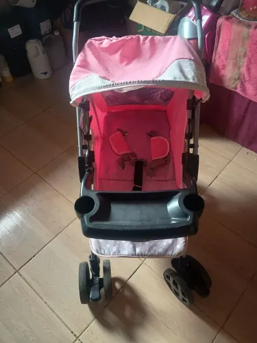 Carrinho De Bebê Tutti Baby Rosa 