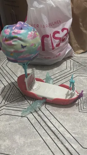 Cama da Irmã/Filha da Barbie com Balão - Colorida