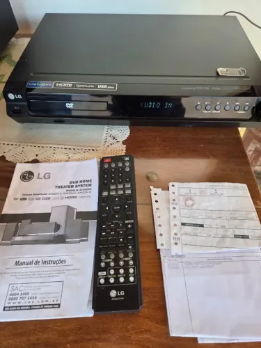 Home Theater LG HT502SH 500W HDMI - Impecável Com Nota Fiscal E Manual