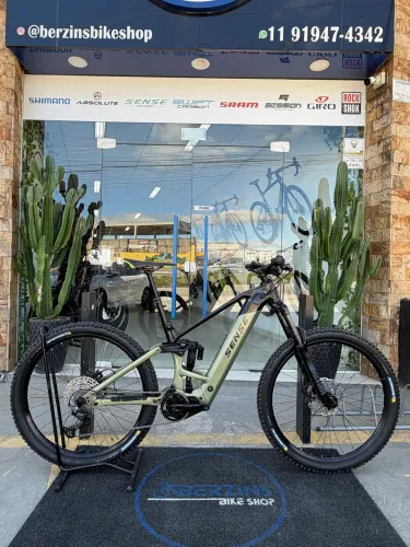 E-MTB SENSE EXALT E-TRAIL FORTY-5 ? 17 ? MOTOR SHIMANO - DEORE 12V - IMPECÁVEL 