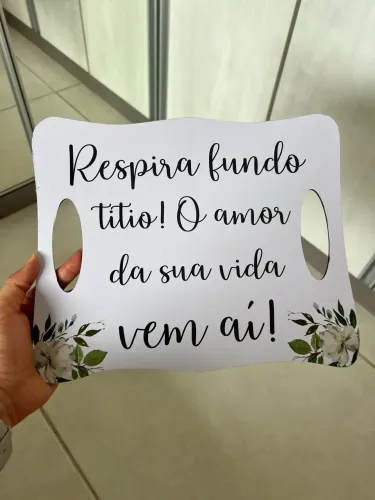 Placa casamento