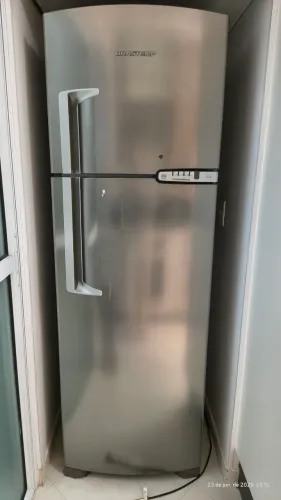 Geladeira Brastemp Frost Free Aço inox