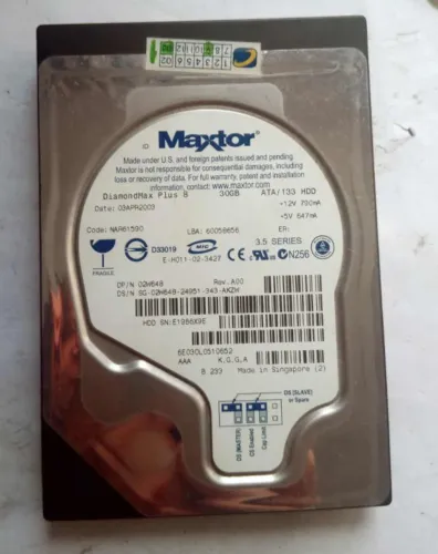 HD IDE Maxtor 30GB 6E030L0