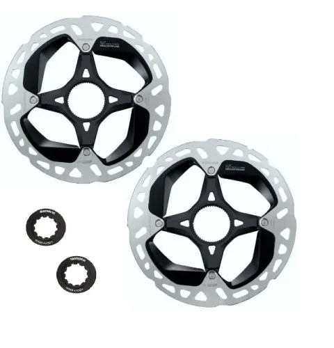 Par de Discos Rotor Shimano XTR MT900 160mm Ice Tech Center Lock