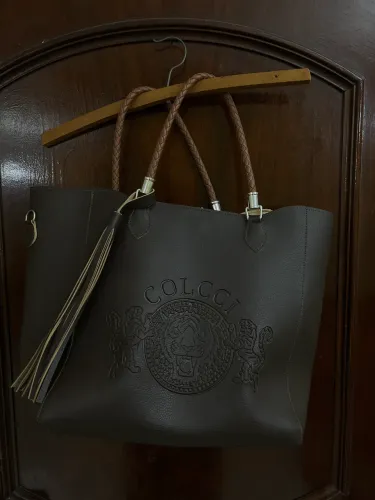 Bolsa Colcci Grande de Couro Marrom Original