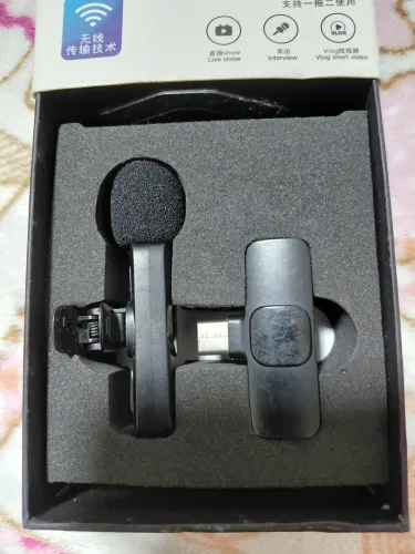 Microfone sem fio para celular R$ 30