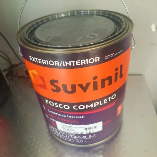 Tinta acrílico suvini fosco branco neve 3,6L