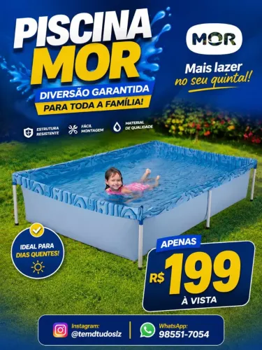 Piscina estruturada 1000 litros 