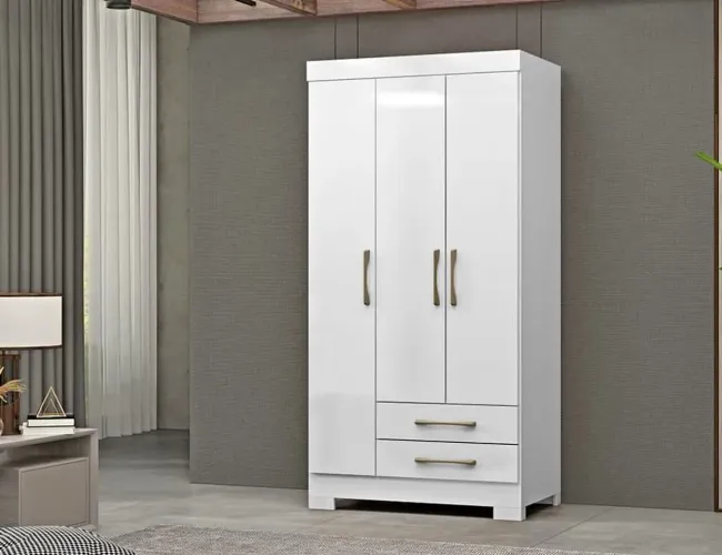 Guarda roupa 3 portas novo a pronta entrega
