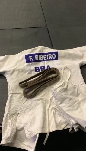 KIMONO JUDO SHIROI USADO BRANCO