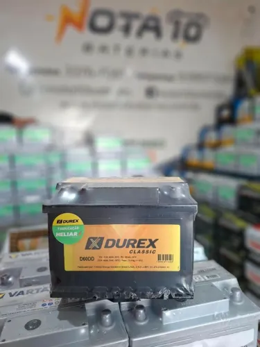 BATERIA 60AH DUREX - FABRICADA PELA HELIAR
