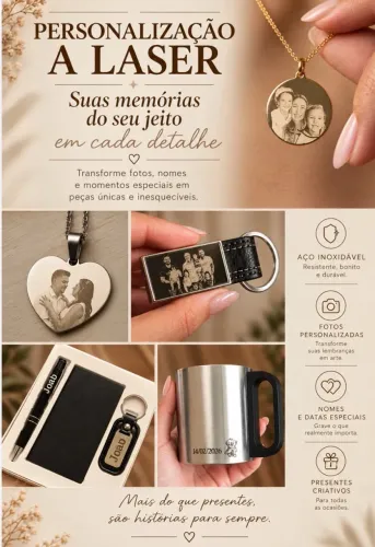 Personalização a laser 