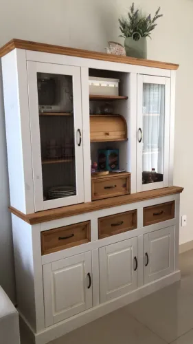 Cristaleira e Mesa de Centro IDEA HOME 