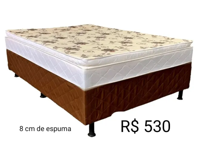 Cama box casal por R$ 530
