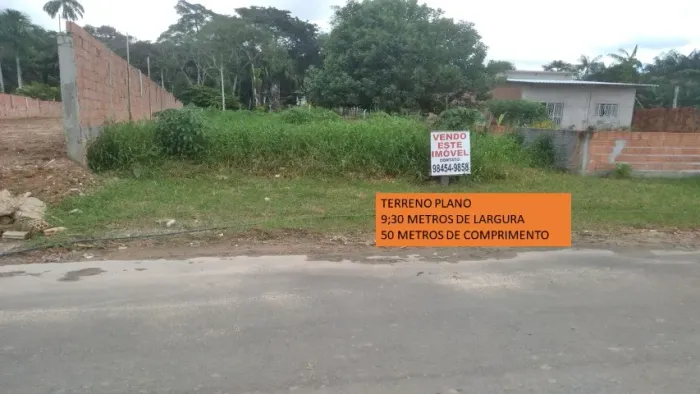 Terreno plano mede 9,30m X 50M, próximo Aeroporto, Comunidade Canto do Sabia , Tarumã.