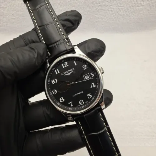 RELÓGIO MASCULINO LONGINES - AUTOMÁTICO COURO PRETO