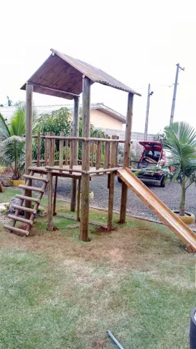 Playground de madeira