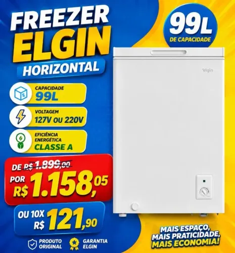 Freezer ELGIN 99 litros 