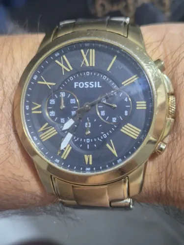 Relógio FÓSSIL GRANT CRONÓGRAFO FS4815 - FUNCIONANDO PERFEITAMENTE