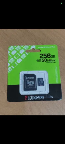 Cartão de Memória Micro SD 256GB Kingston Select Plus 150MB/s A1 Pronta Entrega