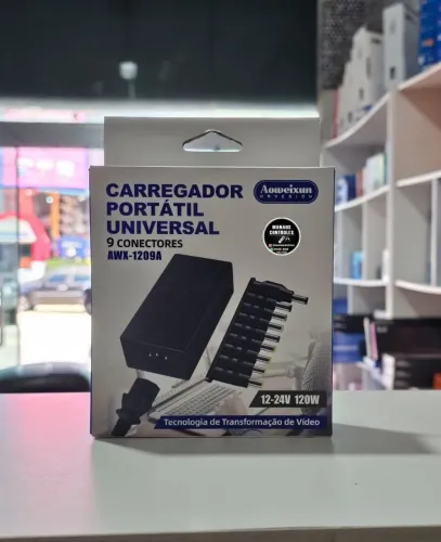 Carregador portátil universal para notebook 
