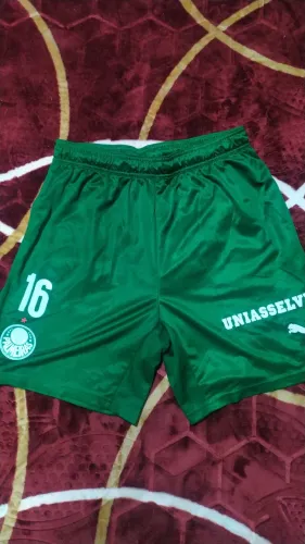 Shorts de jogo oficial palmeiras