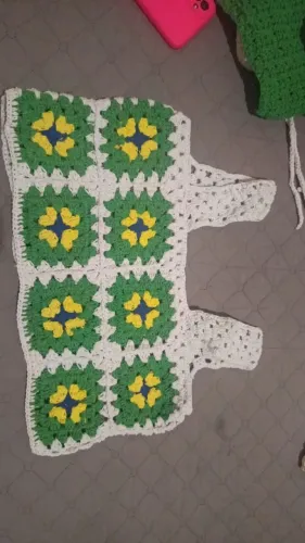 Crooped crochê Brasil