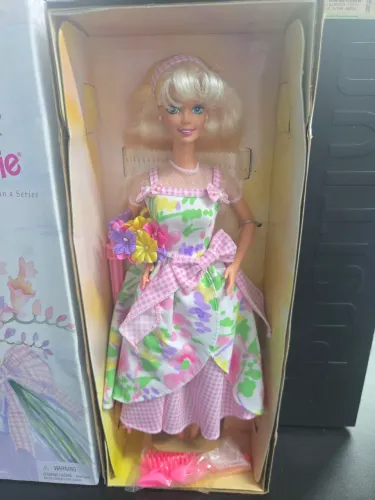 Mattel Avon Special Edition Spring Petals Barbie Doll Second in Series<br>