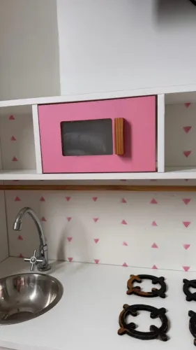 Cozinha Infantil com Geladeira - Conjunto Completo