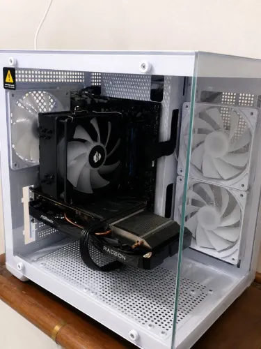 PC GAMER I5 12400F + RX 6600 NOVO 1 ANO GARANTIA