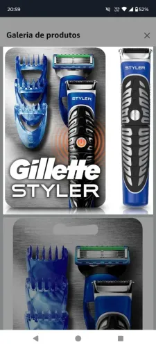 Gillette Styler Barbeador Eletrico 3 Em 1, Barbeia, Apara e Faz o cotorno da Barba