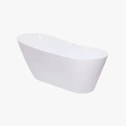 Banheira Freestanding Imersão Acrílico 165 cm Azurita Branco