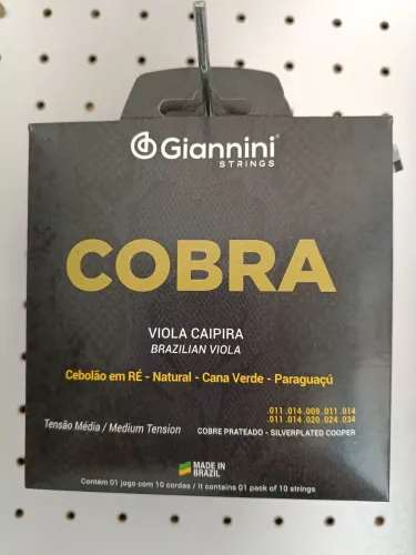 Jogo cordas viola caipira (loja)