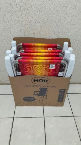 Cadeira de praia de alumínio novas