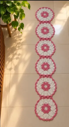 Passadeiras de crochê artesanal