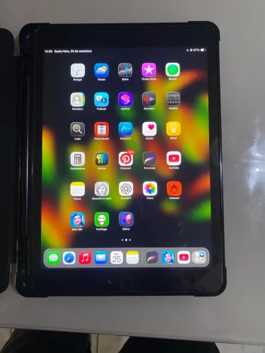 iPad 64g, capa, película, caneta