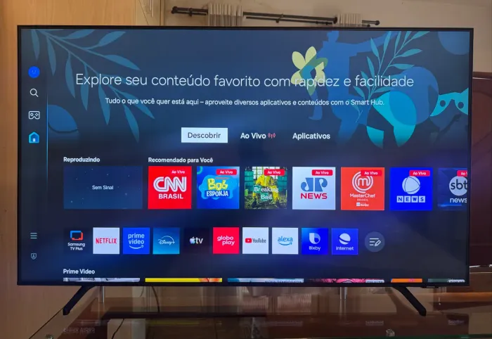 Televisão Samsung Smart 55 polegadas 4K