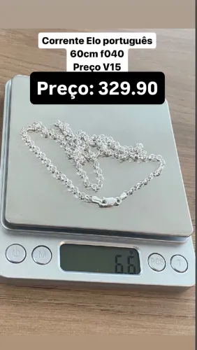 Corrente elo português 60cm