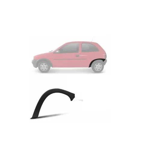 Moldura Paralama acabamento alargador Friso Traseiro GM Corsa Hatch 1994/2002 2/4 Portas