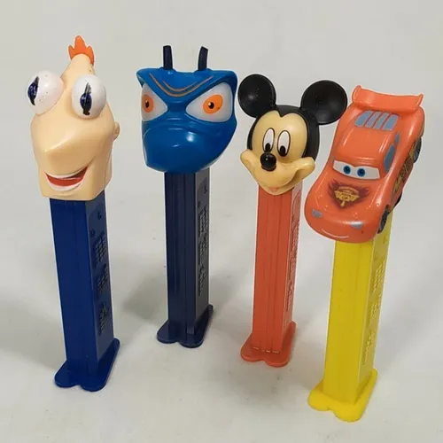Pez - Dispensers de Balas - Lote 04 com 04 unidades