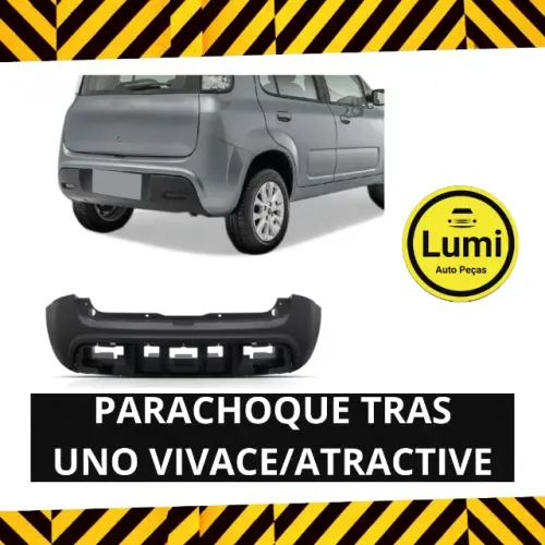 Parachoque Traseiro Uno 2014/... - NOVO!!