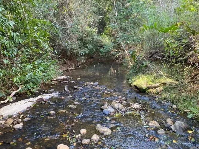 Sitio 35.000m² com casa, espaço gourmet, agua correntes nos fundos, poço de peixes.
