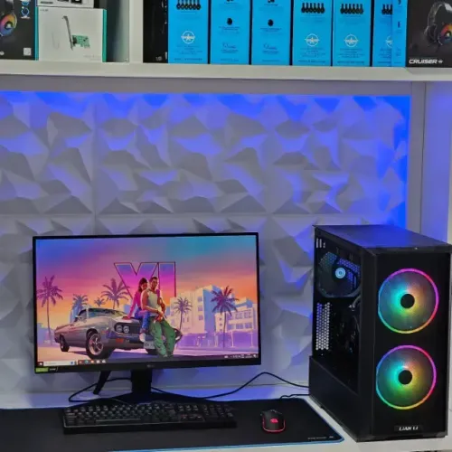 PC Gamer Novo + Monitor 27pl  Ryzen 7 + RTX 4070 1 ano de garantia e em até 12x