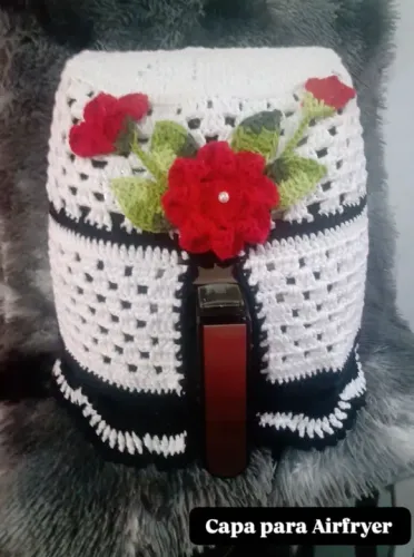 Capa de Crochê para Airfryer