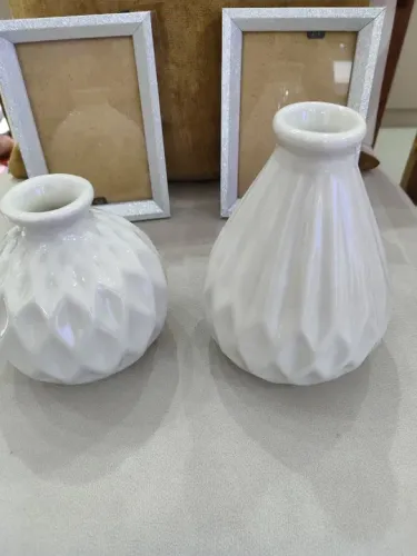 Conjunto de vasos com porta retrato 