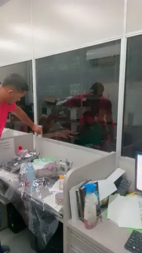 Aplicação de insulfilme