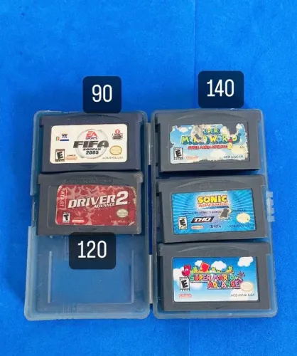 Gba jogos game boy advance cartuchos